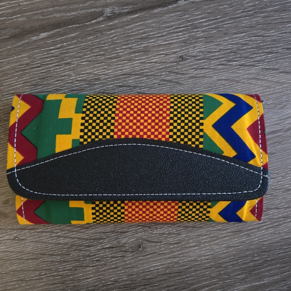 African Print Kente Wallet